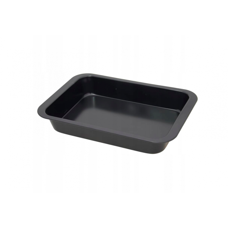 BLACHA Prostokątna DO PIECZENIA Ciasta NON STICK z Pokrywką CZARNA