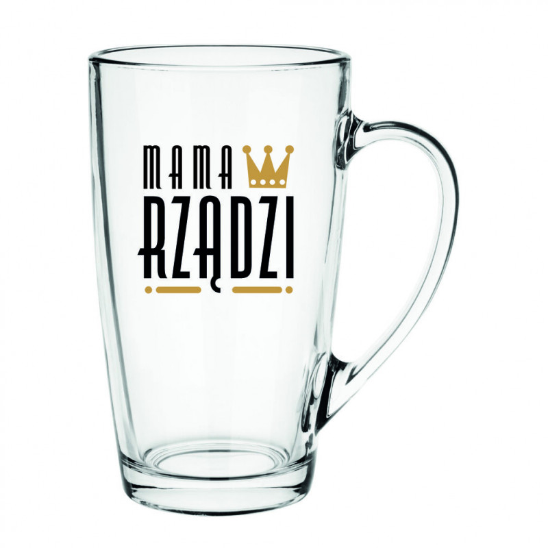 Kubek Alex 400ml MAMA RZĄDZI Glasmark