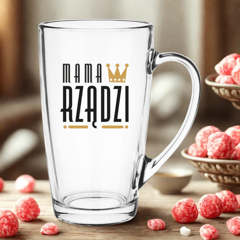 Kubek Alex 400ml MAMA RZĄDZI Glasmark