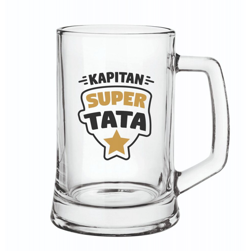 Kufel do piwa Kapitan Super Tata Oslo GLASMARK 500ml