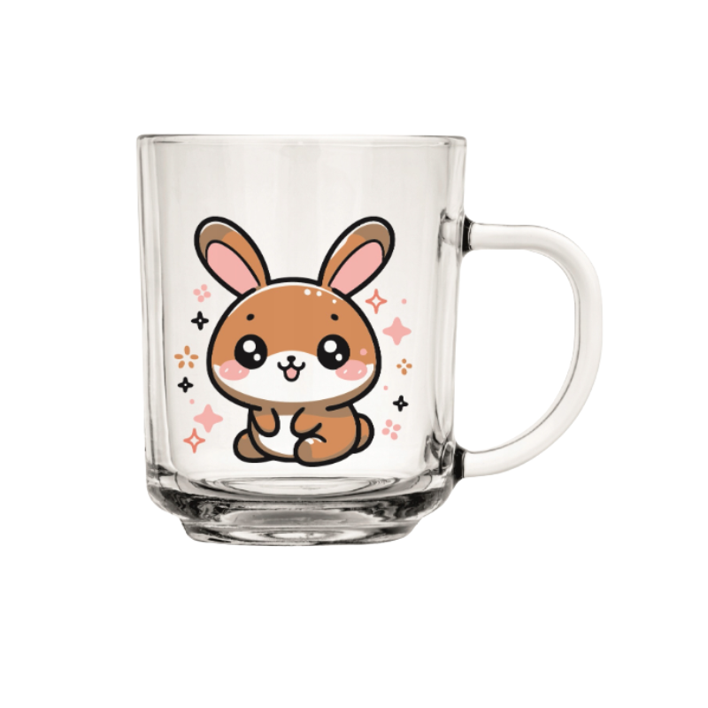 Kubek Szymek Zwierzatka Pisek Kotek Zajączek 220ml MIX Glasmark