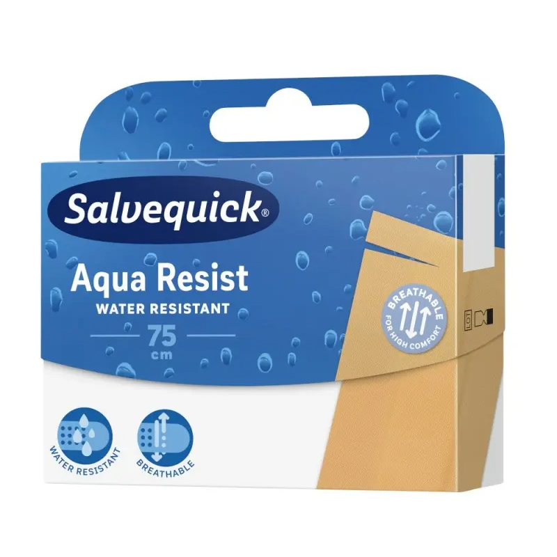 SALVEQUICK AQUA RESIST Plaster do cięcia  75 cm 1 szt.