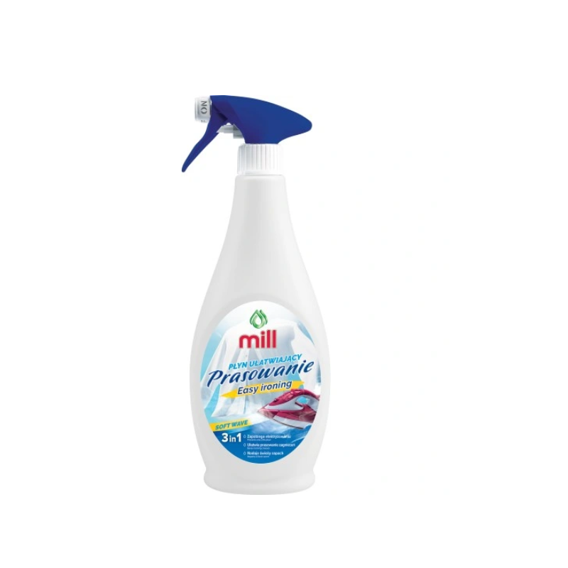 Mill Płyn Spray Ułatwiający Prasowanie Stop Elektryzowaniu SOFT WAVE 500ml