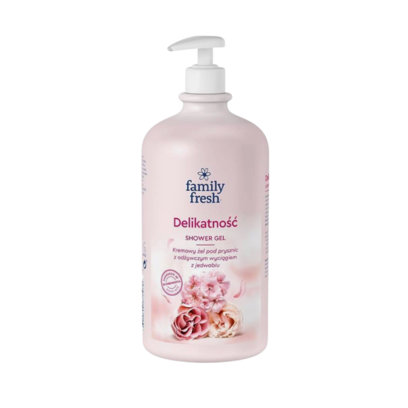 SORAYA Żele pod prysznic Family Fresh DELIKATNOŚĆ z pompką 1000ml