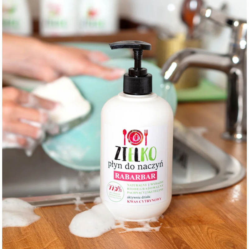 ZIELKO Płyn do mycia naczyń RABARBAR 500ml
