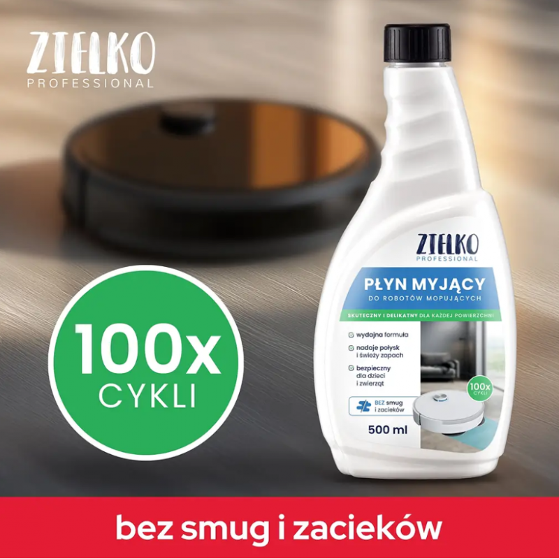 ZIELKO Płyn myjący do robotów mopujących 500ml
