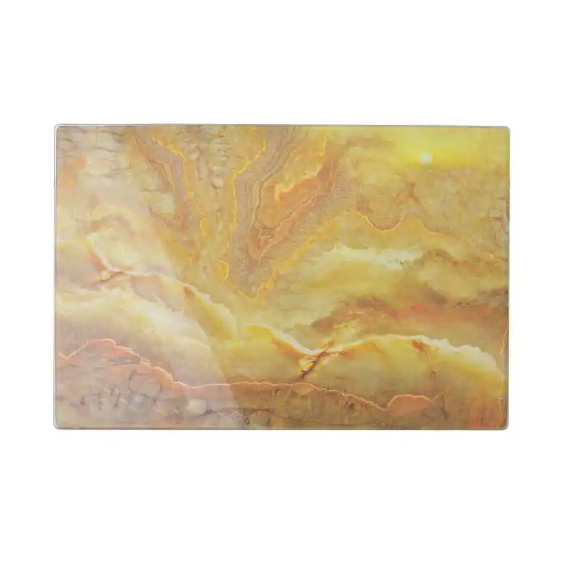 Aria Deska szklana złoty marmur 20x30cm Mondex