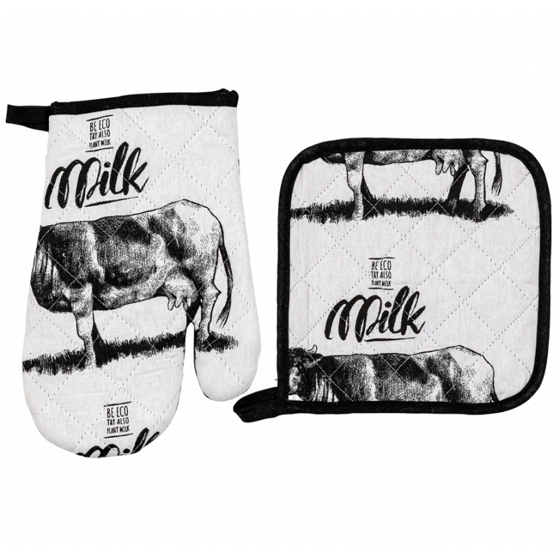 Rękawica kuchenna i łapka kuchenna Miss Lucy Milk