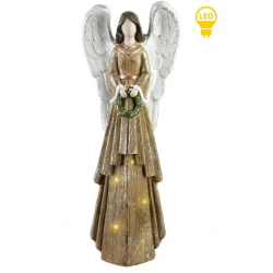 ANGEL Figurka LED 23x13x63 cm