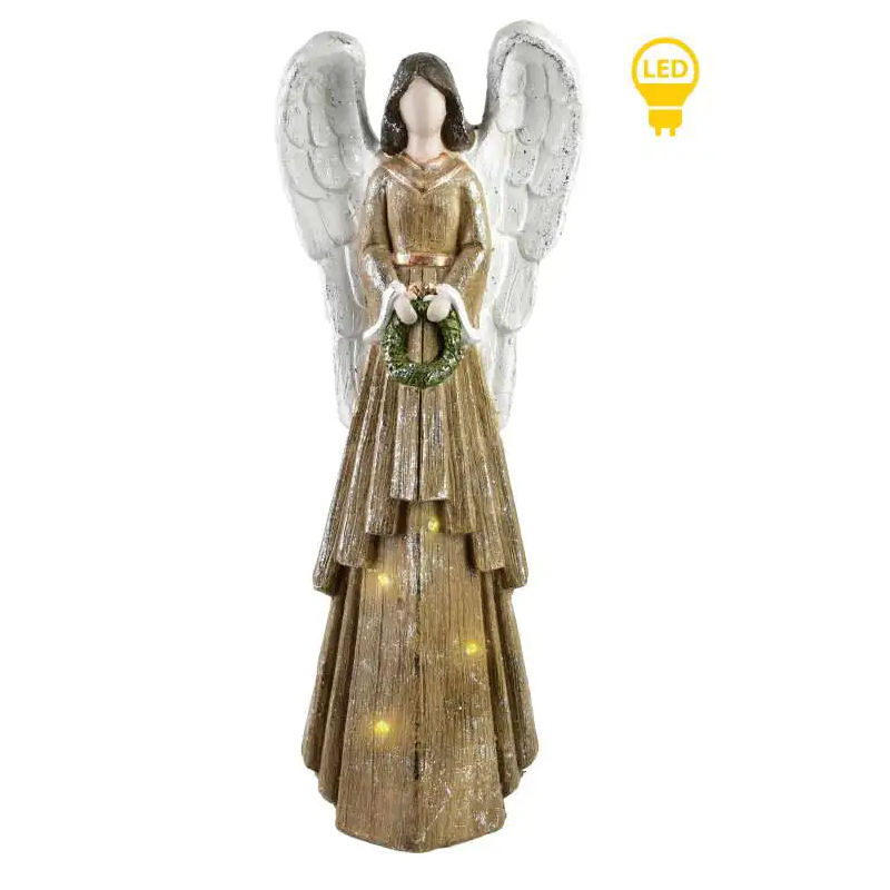 ANGEL Figurka LED 23x13x63 cm