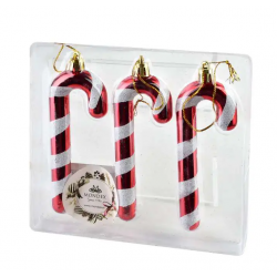 SANTA LILA Komplet 3 bombek...