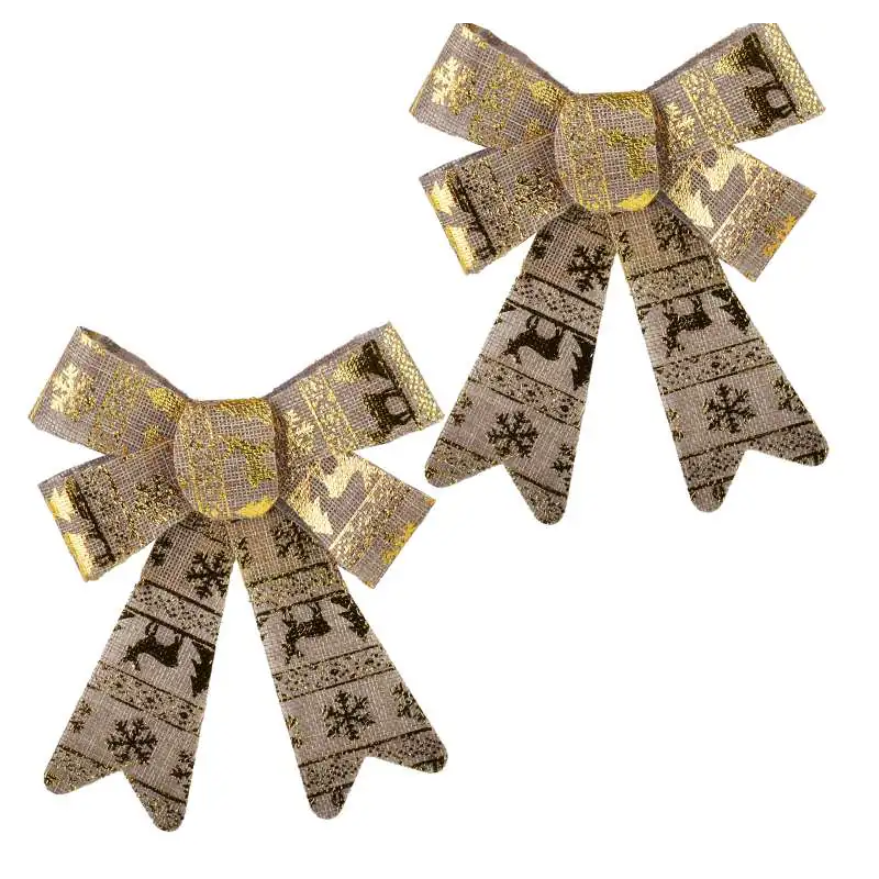 SANTA LILA Komplet 2 Kokard 15x18 cm