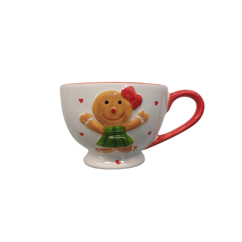 GIMINNI Kubek  na  nóżce Piernikowa dziewczynka 420ml