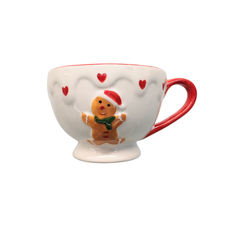 GIMINNI Kubek na nóżce Piernikowy Ludek 420ml