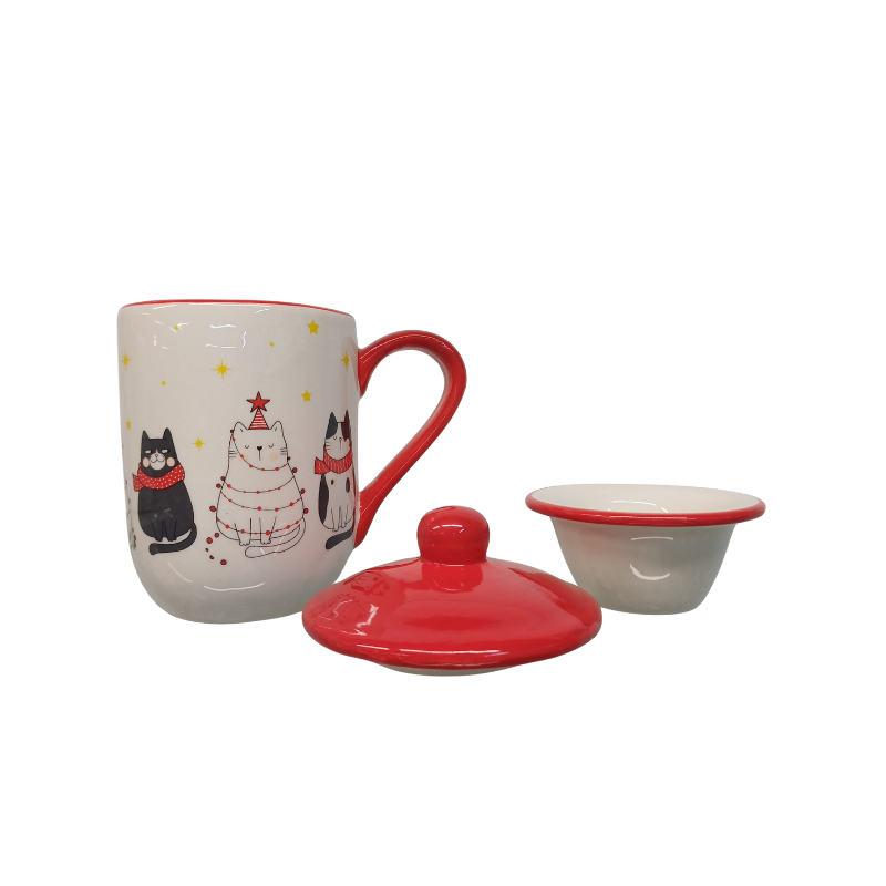 KATLIN Kubek z zaparzaczem i pokrywką 320ml