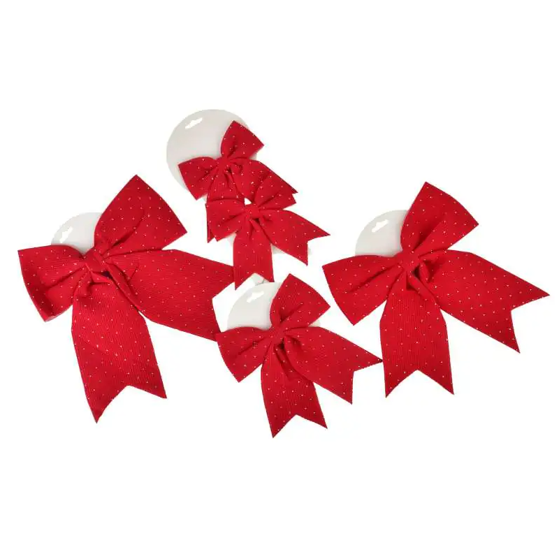 SANTA LILA Komplet 2 kokard 13,5x14,5 cm cyrkonie