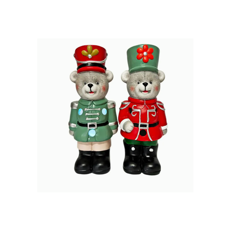 Figura z tworzywa miś mix 11,6x11x26,7cm