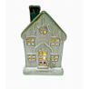 Domek z ceramiki Led 10x9x16cm