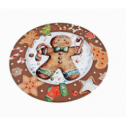 Talerz z Metalu Ciastek...