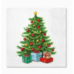 SERWETKI 33X33 CHOINKA Z...