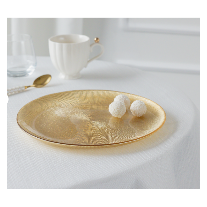 Patera Serve 27 cm złota AMBITION