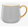 Kubek Royal 460 ml jasnoszaro-złoty AMBITION