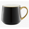 Kubek Royal 460 ml czarno-złoty AMBITION