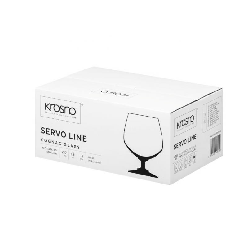 Kieliszki do koniaku Servo Line 230 ml Krosno