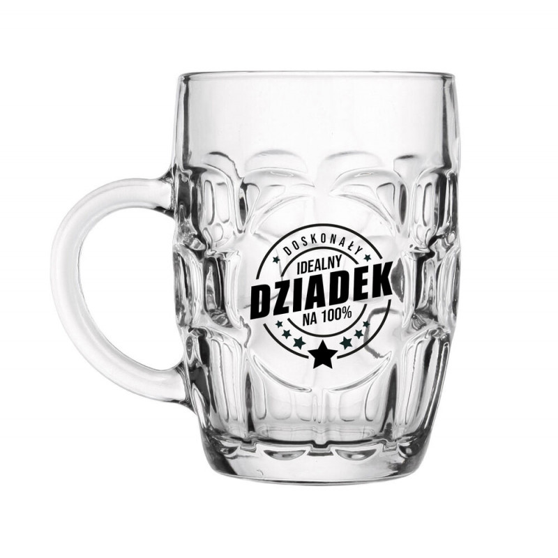 Kufel Szwejk 500ml Dziadek Idealny Dzień Dziadka GLASMARK
