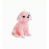 Świeca Figurka ANIMALS PIES SPANIEL 11x14cm różowa parafinowa