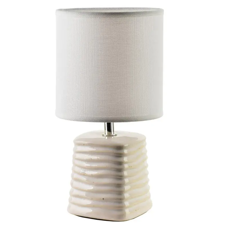 LETI Lampa stołowa 14x14x20cm beżowa Mondex