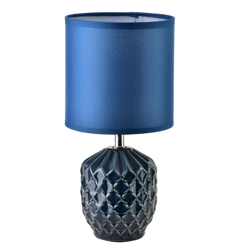 LETI Lampa stołowa 10x14x28,5cm kobaltowa Mondex