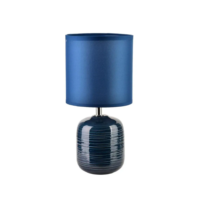 LETI Lampa stołowa 10x14x28,5cm kobaltowa Mondex
