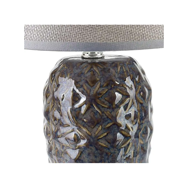 LETI RUSTIC Lampa stołowa grafitowa 9x9x31 cm Mondex