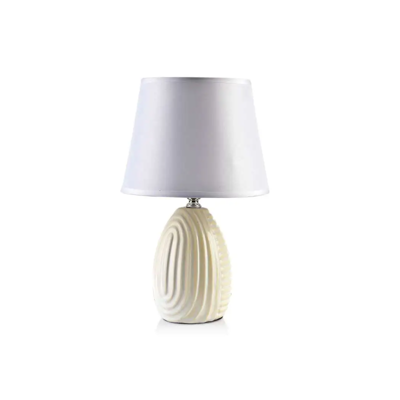 LETI BEIGE Lampa stołowa 9x10x33 cm beżowa Mondex