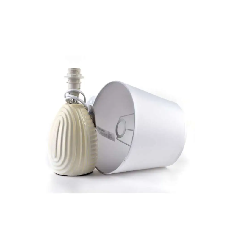 LETI BEIGE Lampa stołowa 9x10x33 cm beżowa Mondex