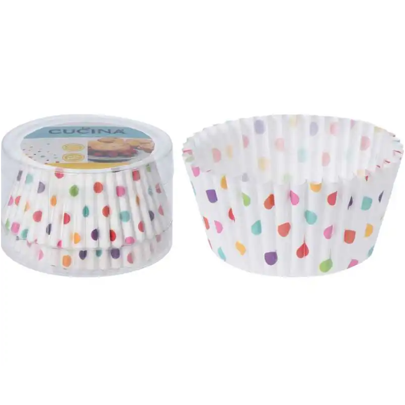 ZESTAW 60 FOREMEK PAPIEROWYCH DO MUFFINEK CUCINA