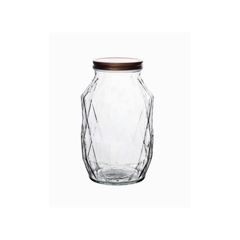 BASIC KITCHEN Słój diamentowy 3400 ml 10,5x17x26,2 cm