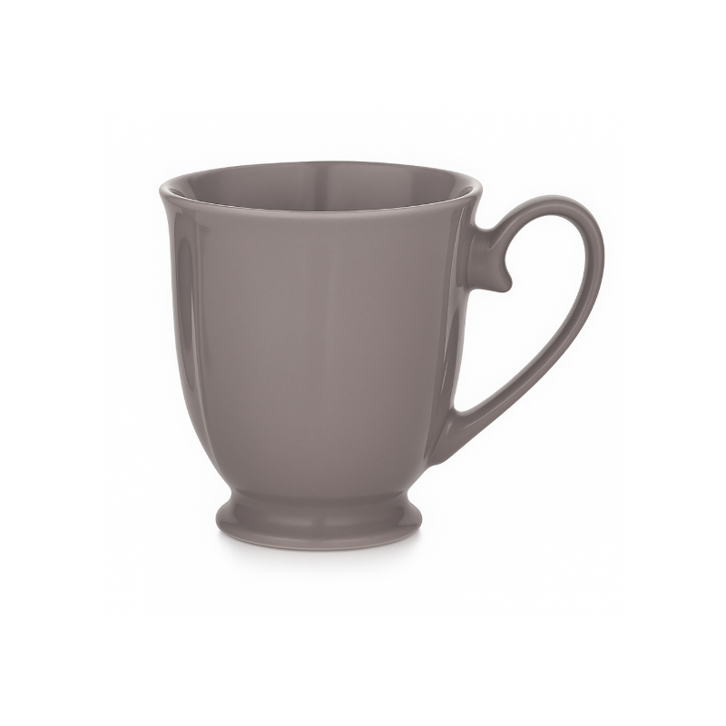 Kubek porcelanowy Diana 250 ml szary AMBITION