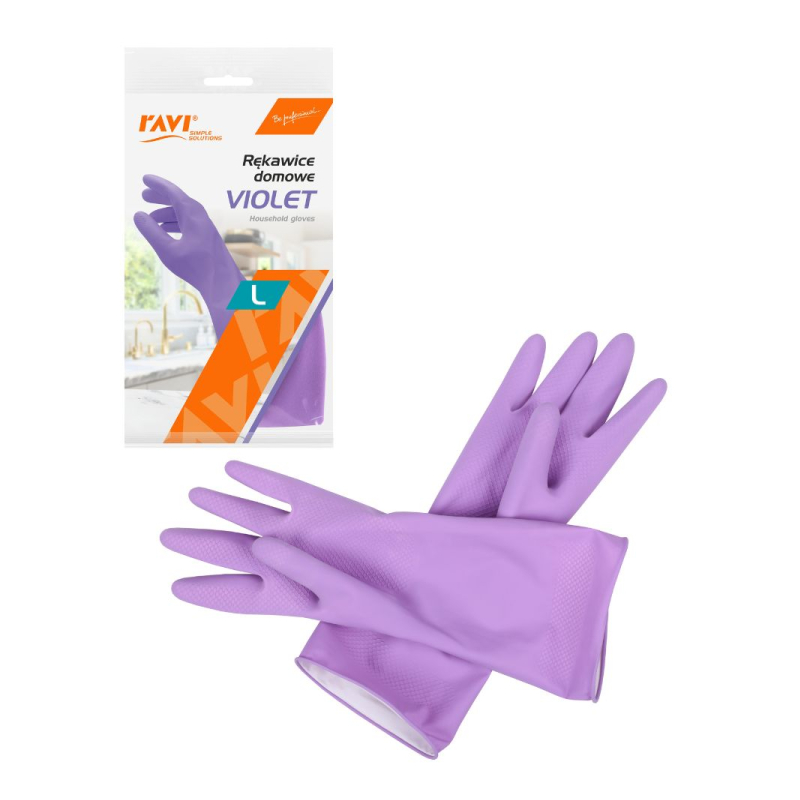 Rękawice domowe Violet L