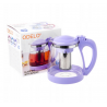 Dzbanek szkl. z zaparz. ELGAR fiolet 1800ml
