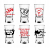 KIELISZKI X25ML HUMOR PODKOWA 6SZT