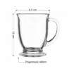 Szklanka do kawy i herbaty Glasmark 400 ml