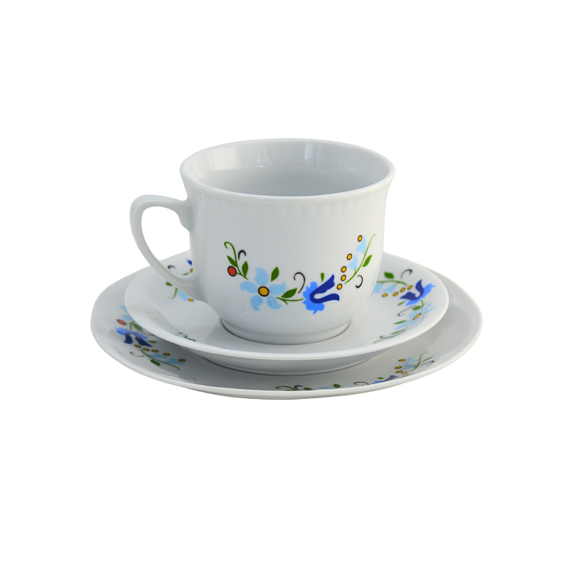 Talerz płytki obiadowy 26cm Jastra 2636 wzór kaszubski  Lubiana