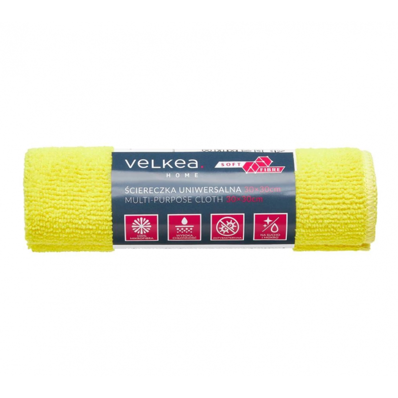 Ściereczka uniwersalna z mikrofibry Soft Fibre VELKEA MIX KOLORÓW