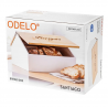 Chlebak ODELO SANTIAGO bambusowy domek 31x23x17cm