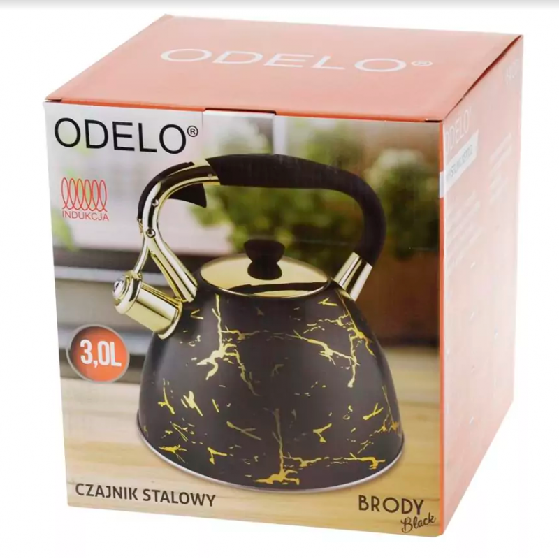 Czajnik ODELO BRODY BLACK 3,0L