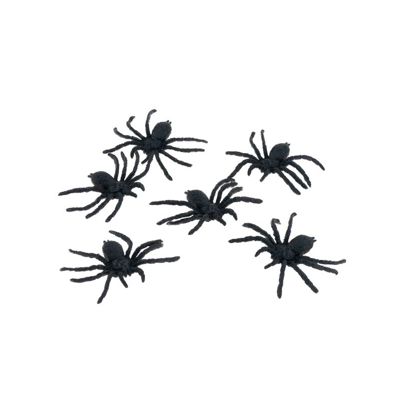 PAJĄKI HALLOWEEN 6SZT DEKORACJA