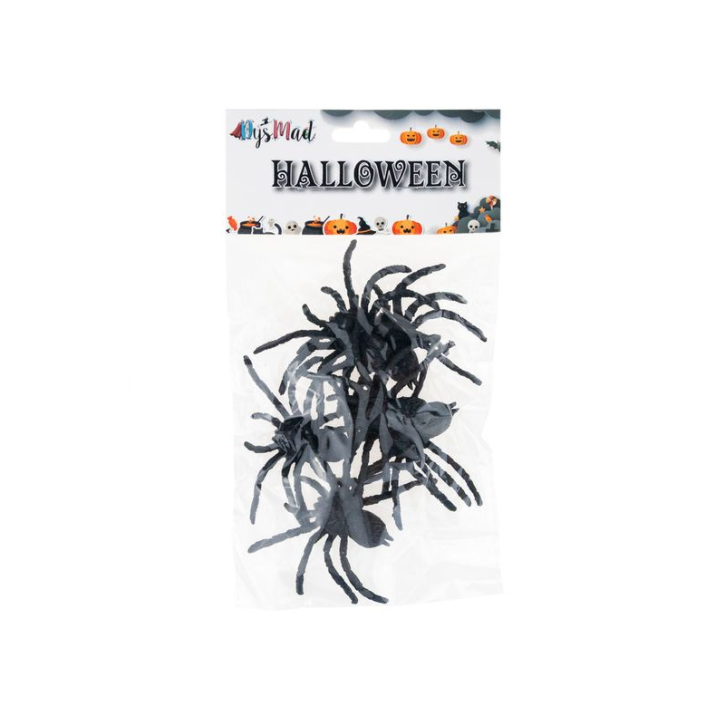 PAJĄKI HALLOWEEN 6SZT DEKORACJA
