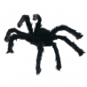 Sztuczny pająk, włochaty, czarny, dekoracja Halloween, straszna tarantula, 40cm